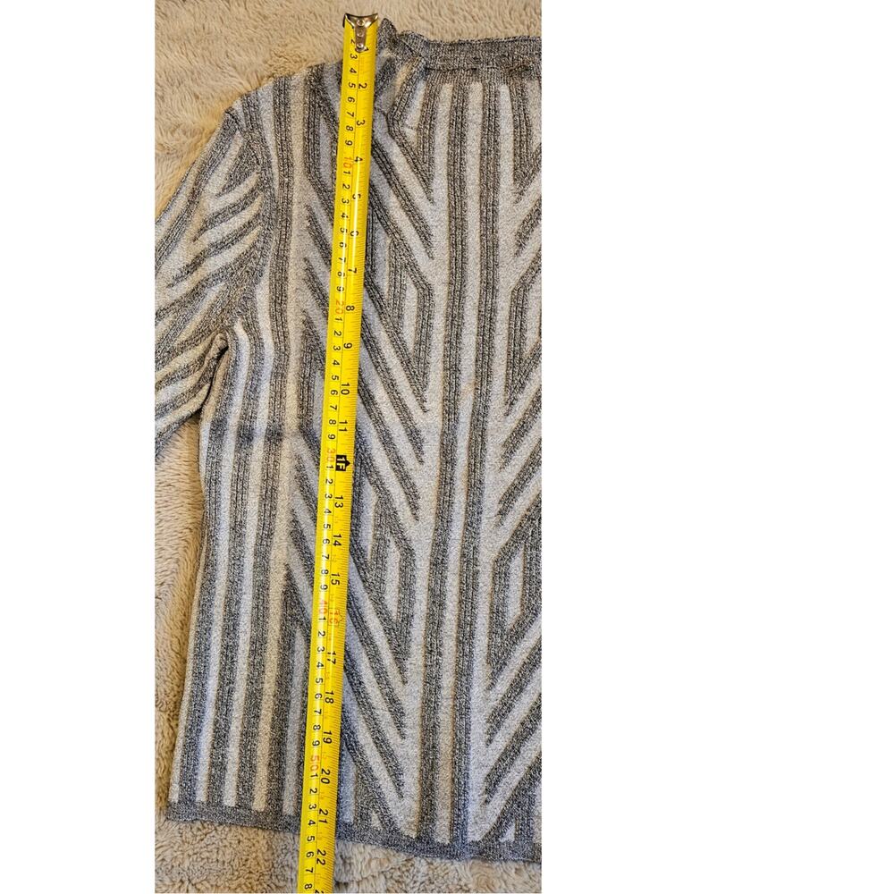 Truth by Republic Sweater, Retro, Indie, Geometrical, Gray, New, Womens Sz S/P - Picture 6 of 8